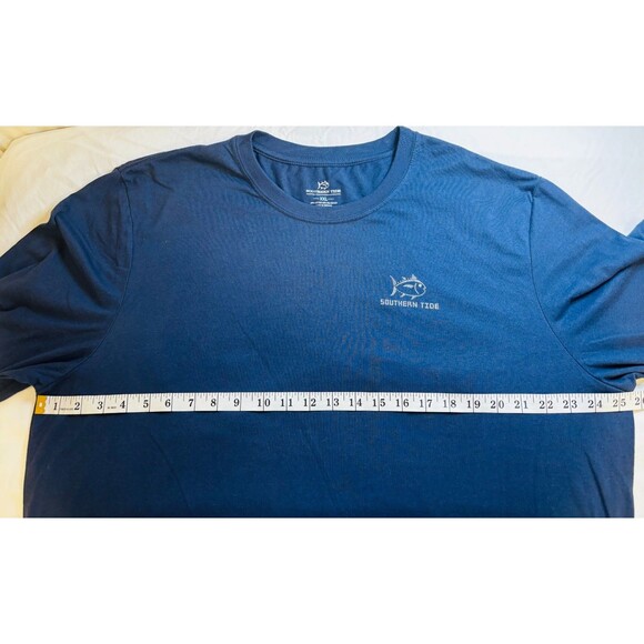 Southern Tide Men's XXL Blue Long Sleeve Skipjack Graphic T-Shirt Cotton Blend - Picture 5 of 8